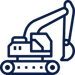 excavator and big machinery workers