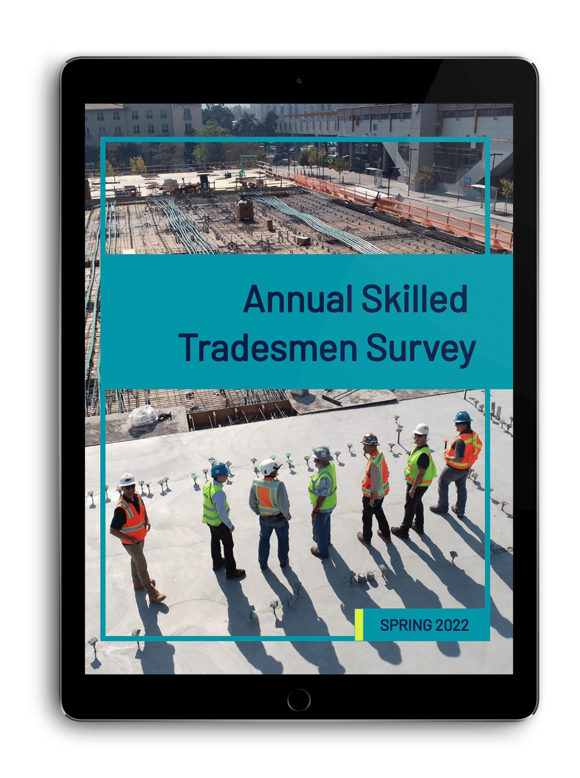mock up annual tradesmen survey 2022 cover